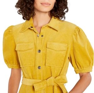 Likely Yellow Corduroy Dress, NWT